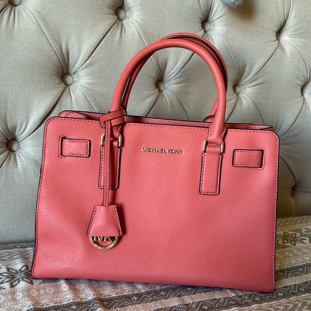 Pink Michael Kors Purse pre-loved.